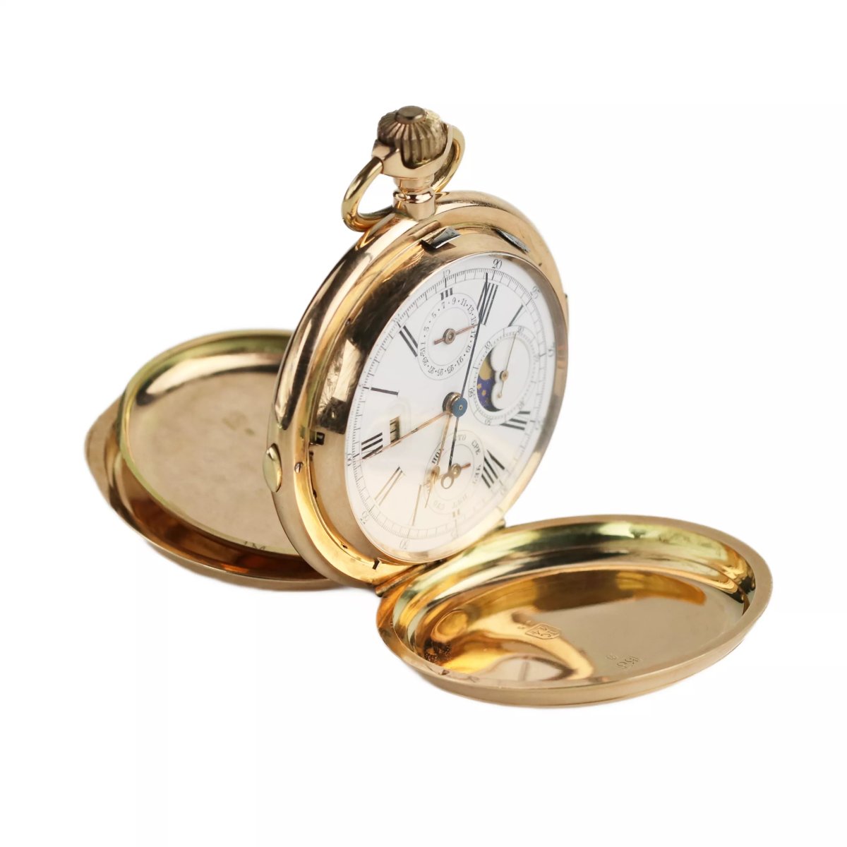 MONTRE DE POCHE EN OR À RÉPÉTITION LOUIS ARMAND SUISSE, VERS 1900-photo-5