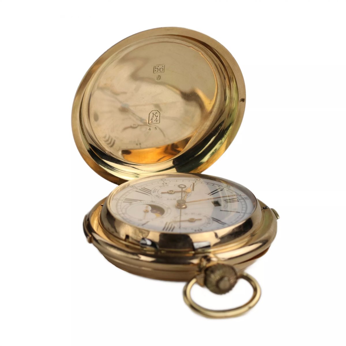 MONTRE DE POCHE EN OR À RÉPÉTITION LOUIS ARMAND SUISSE, VERS 1900-photo-6