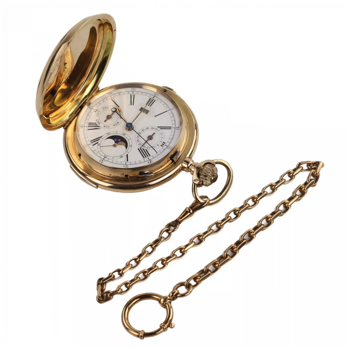 MONTRE DE POCHE EN OR À RÉPÉTITION LOUIS ARMAND SUISSE, VERS 1900-photo-8