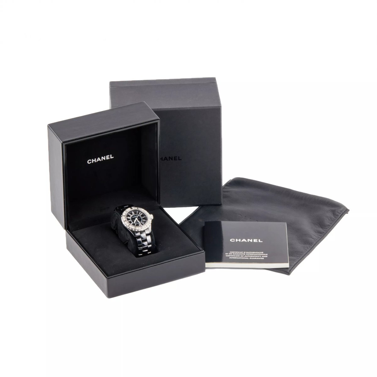 Chanel J12 Classic H1174. Automatic Watch With Diamond Setting-photo-2