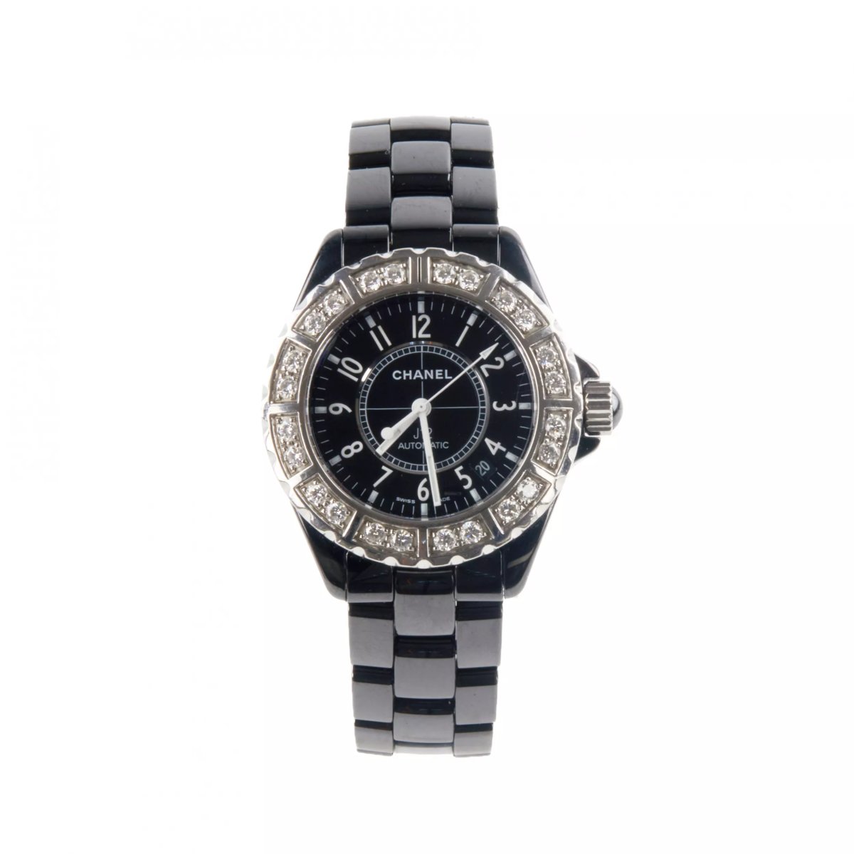 Chanel J12 Classic H1174. Automatic Watch With Diamond Setting