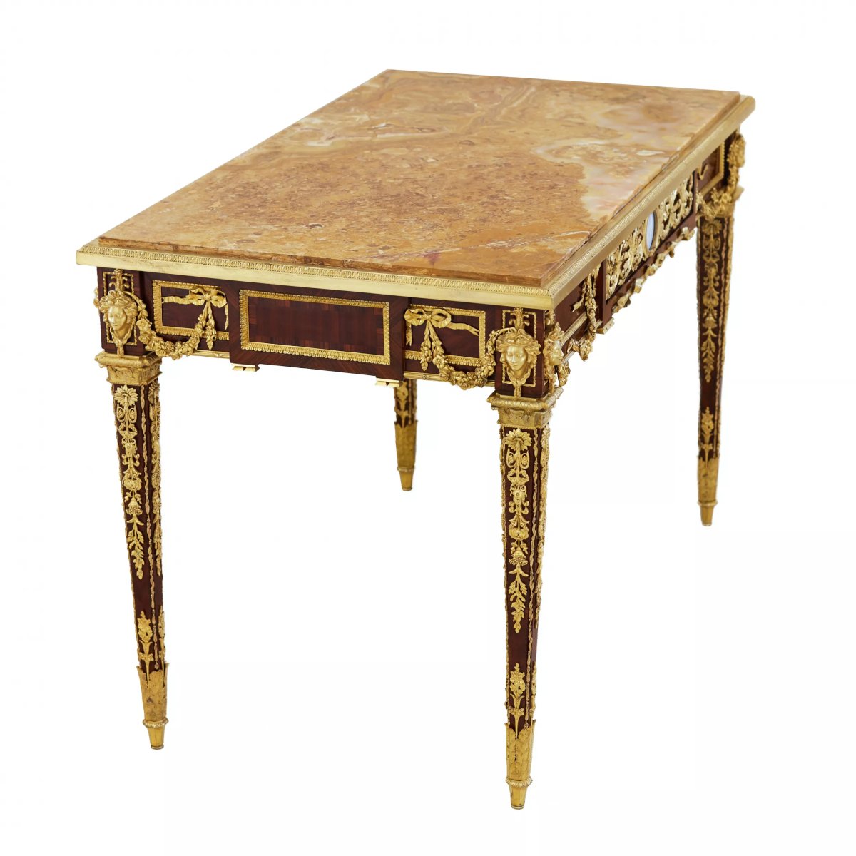 Flat Louis XVI-style Desk. Joseph-emmanuel Zwiener Model. France, Paris,-photo-4