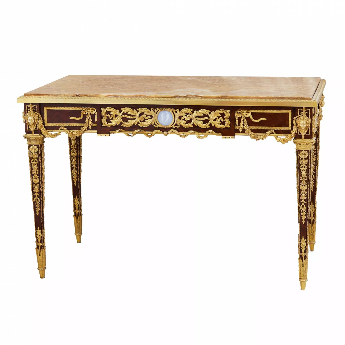 Flat Louis XVI-style Desk. Joseph-emmanuel Zwiener Model. France, Paris,-photo-1
