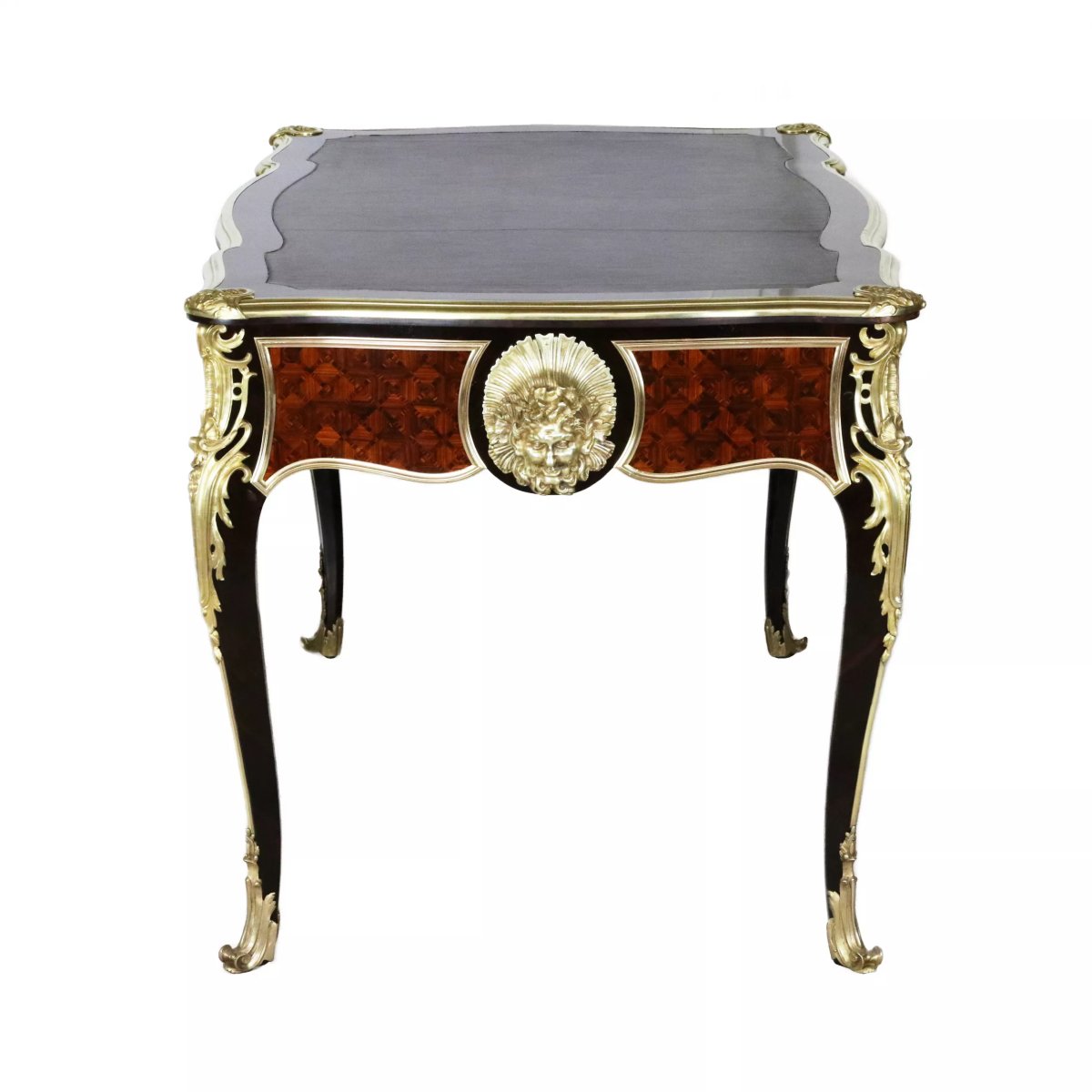 BUREAU EN STYLE LOUIS XV FRANCE, SECONDE MOITIÉ DU XIXe SIÈCLE-photo-3