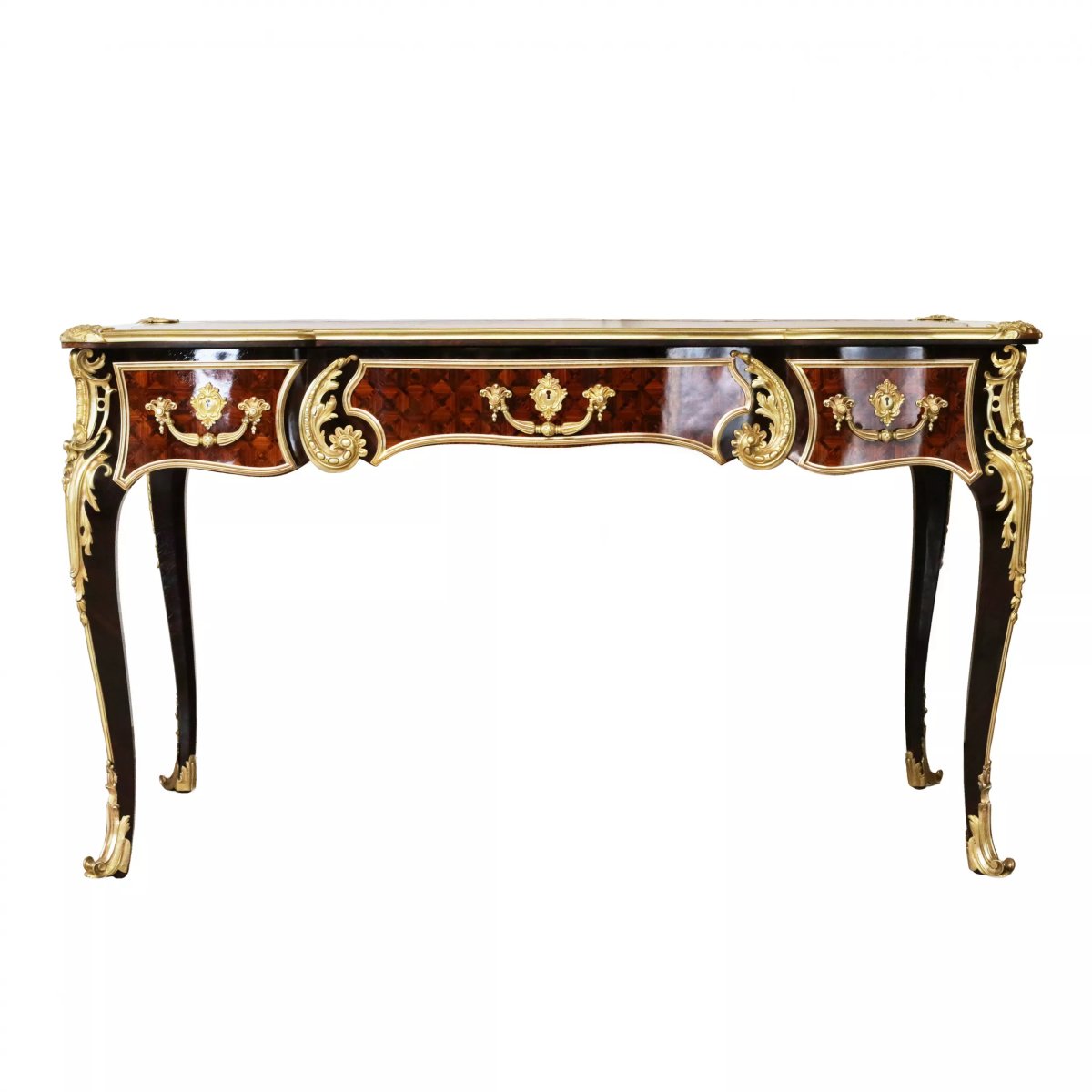 BUREAU EN STYLE LOUIS XV FRANCE, SECONDE MOITIÉ DU XIXe SIÈCLE-photo-2