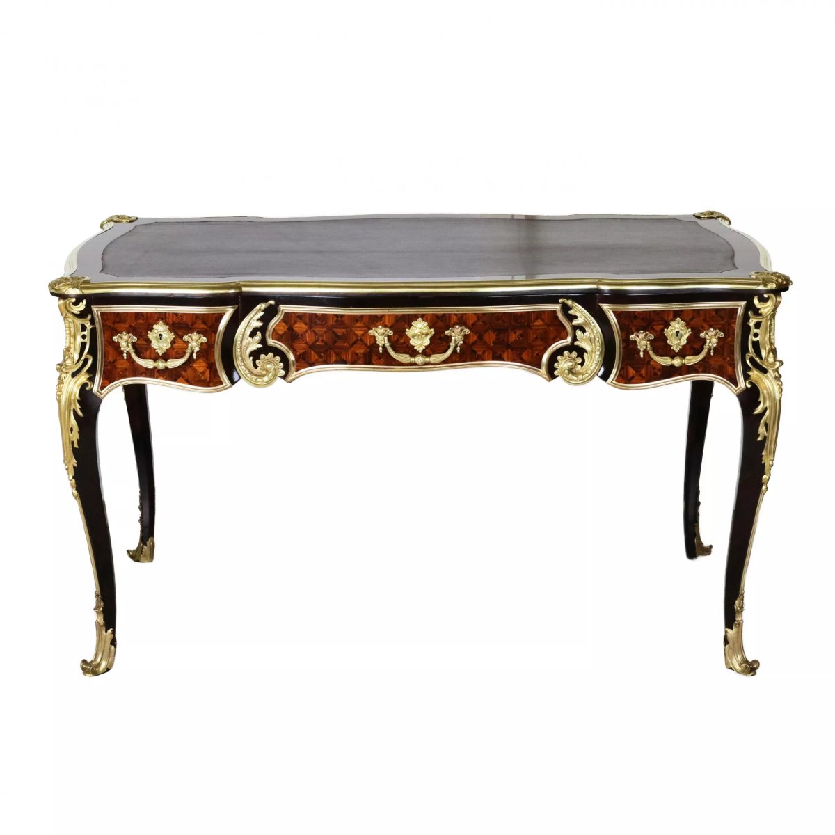 BUREAU EN STYLE LOUIS XV FRANCE, SECONDE MOITIÉ DU XIXe SIÈCLE