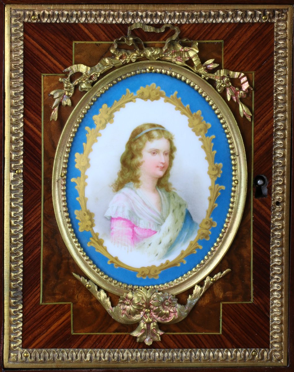 BONHEUR-DU-JOUR DE DAME DE STYLE NAPOLÉON III. FRANCE, SECONDE MOITIÉ DU XIXE SIÈCLE-photo-2