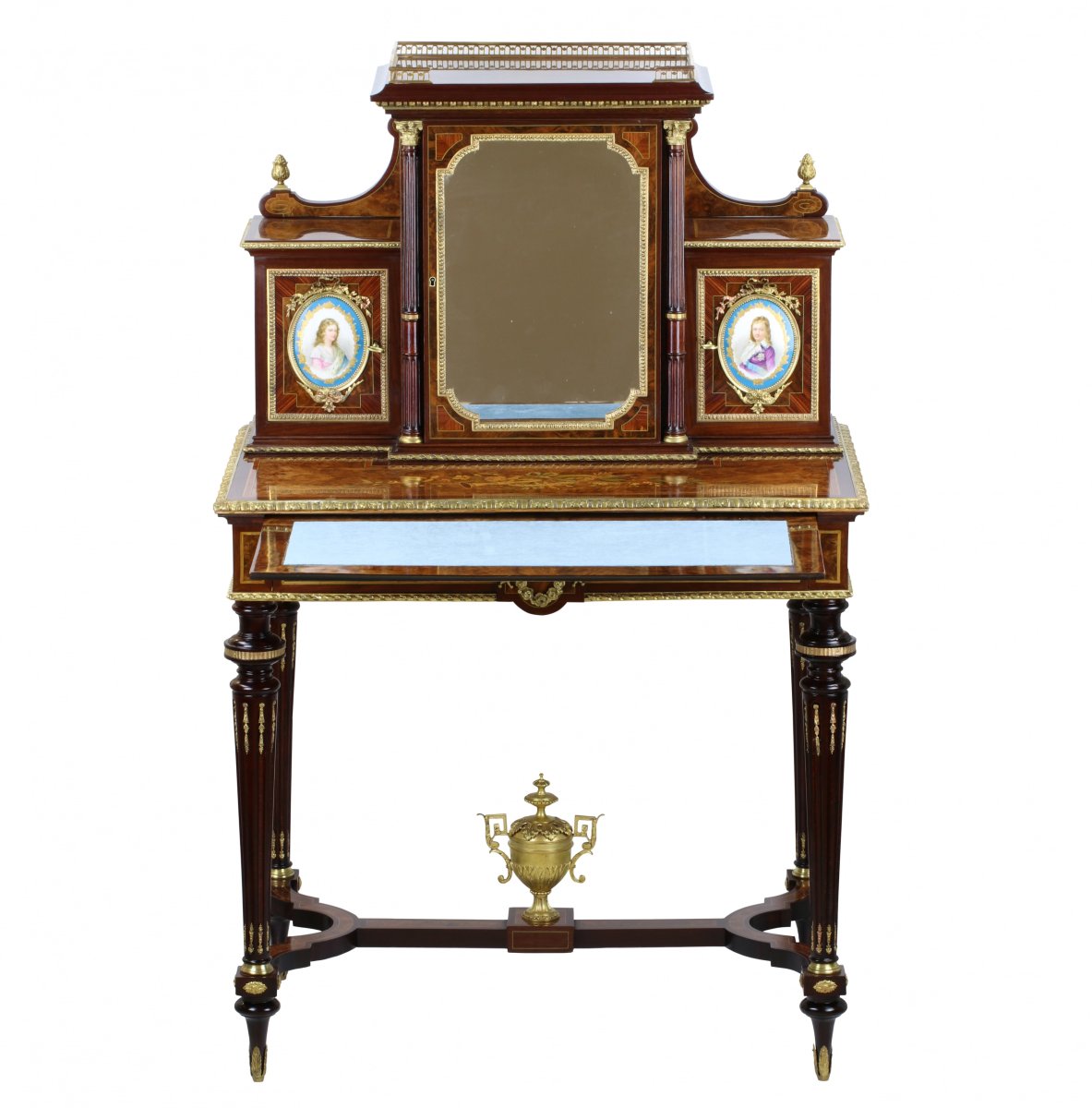 BONHEUR-DU-JOUR DE DAME DE STYLE NAPOLÉON III. FRANCE, SECONDE MOITIÉ DU XIXE SIÈCLE-photo-2