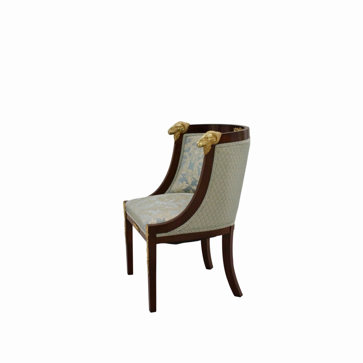 PAIRE DE FAUTEUILS DE STYLE EMPIRE FRANCE, PREMIER QUART DU XIXᵉ SIÈCLE-photo-2