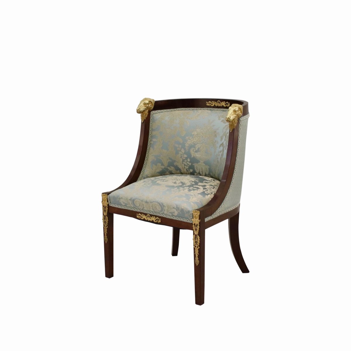 PAIRE DE FAUTEUILS DE STYLE EMPIRE FRANCE, PREMIER QUART DU XIXᵉ SIÈCLE-photo-4