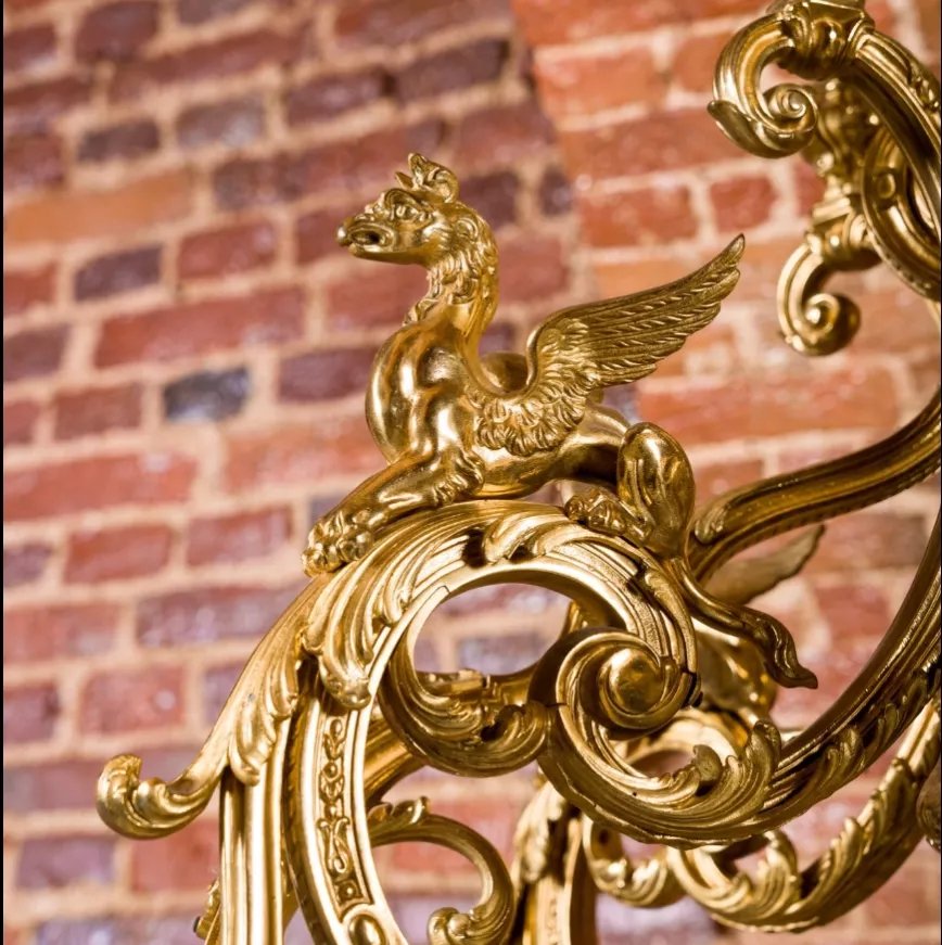 Gilded Bronze Chandelier In The Napoleon III Style, France, Second Half Of The 19th Century-photo-5