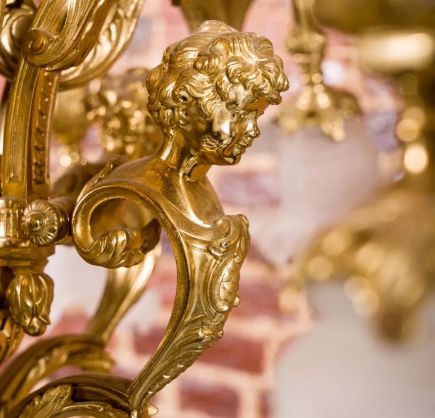 Gilded Bronze Chandelier In The Napoleon III Style, France, Second Half Of The 19th Century-photo-7