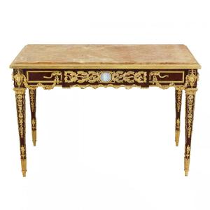 Flat Louis XVI-style Desk. Joseph-emmanuel Zwiener Model. France, Paris,