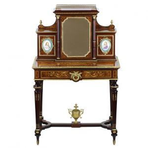 Napoleon III-style Ladies' Daybed. France, Second Half Of The 19th Century