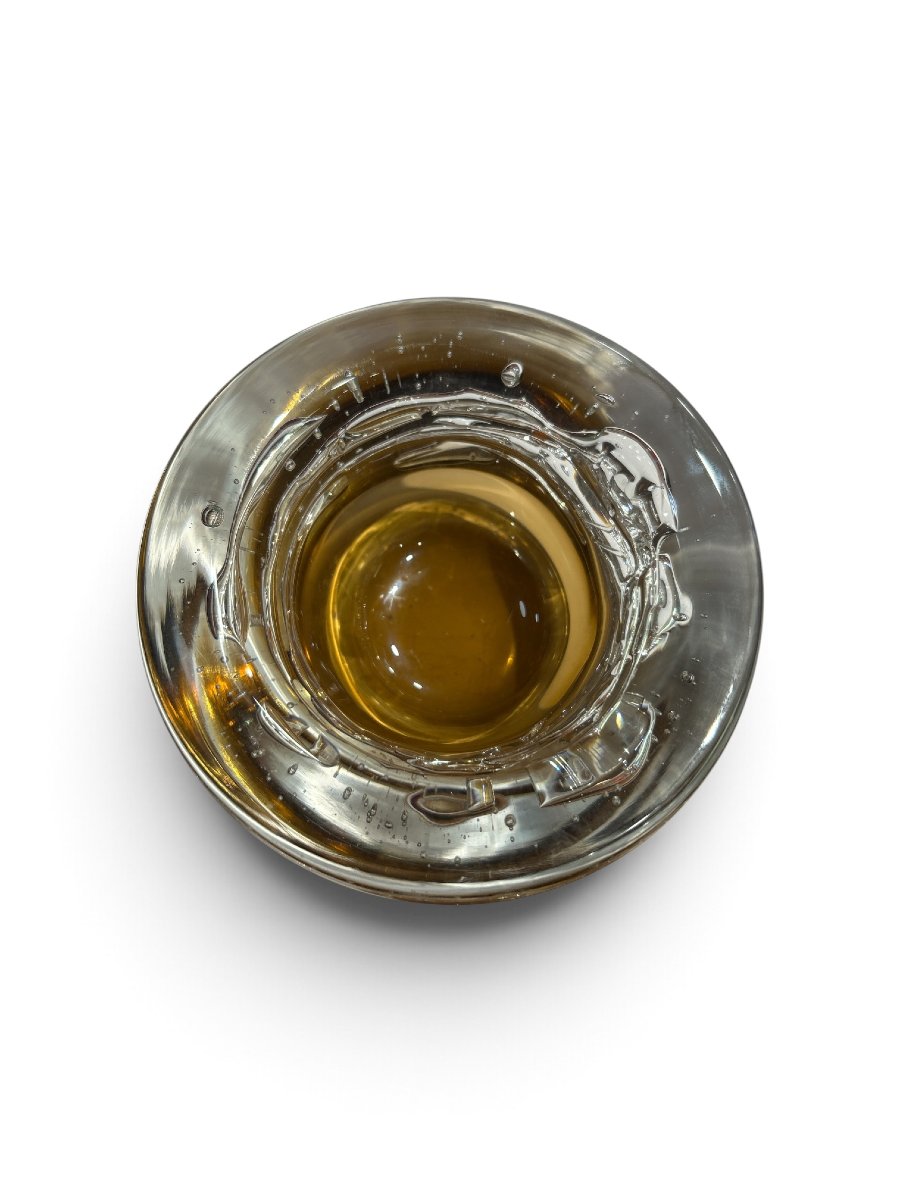 Bubble-glass Ashtray / Trinket Dish, 1970s-photo-3
