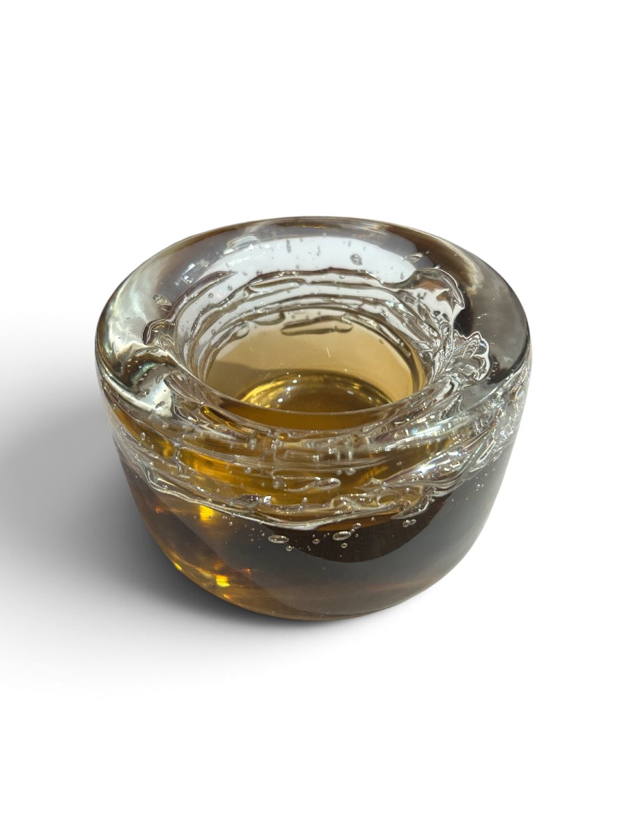 Bubble-glass Ashtray / Trinket Dish, 1970s