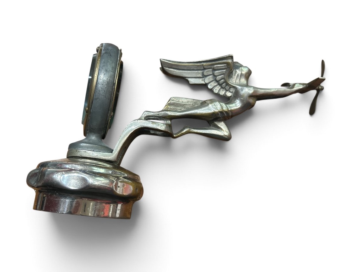 Buick - Nickel-plated Metal Hood Ornament For A Car, 1920s–1930s