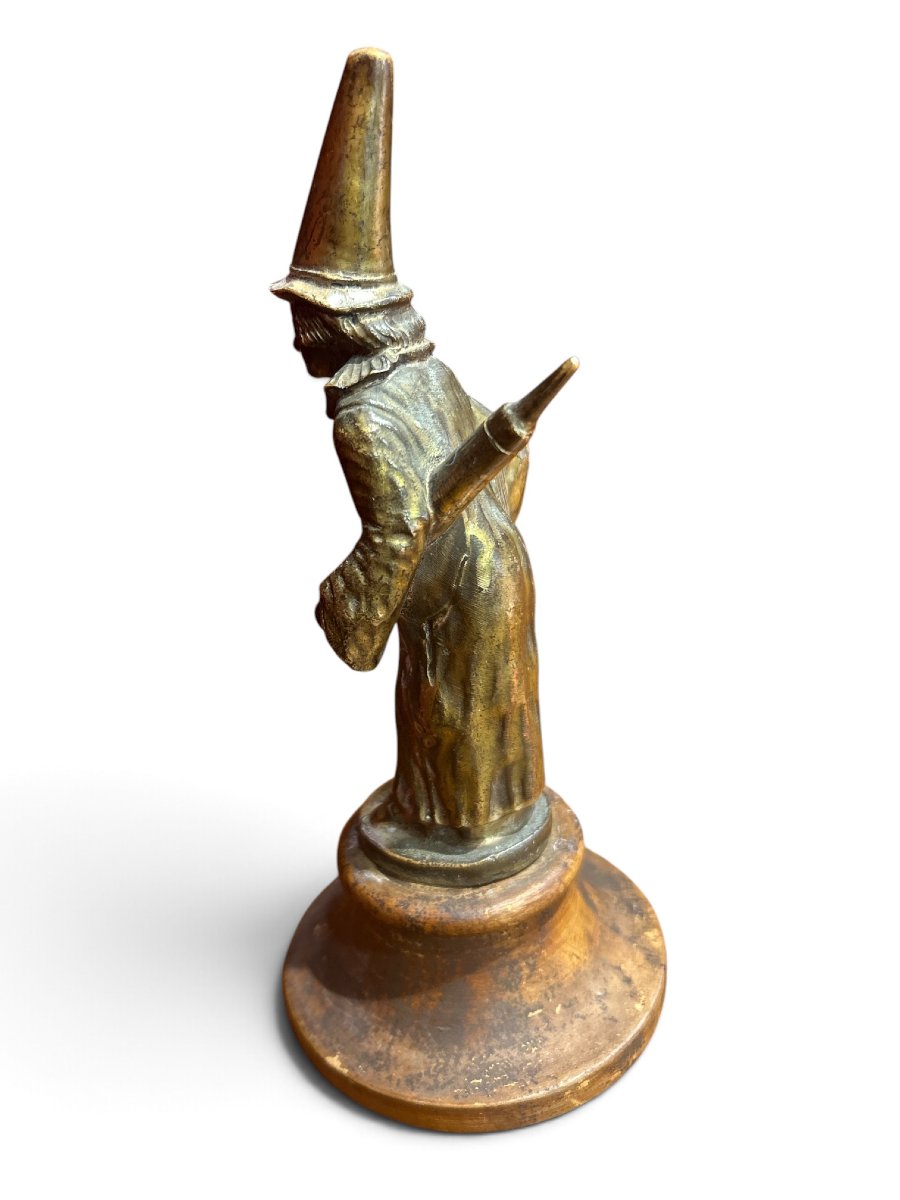 Mascotte en bronze représentant Diafoirus, XXe-photo-3