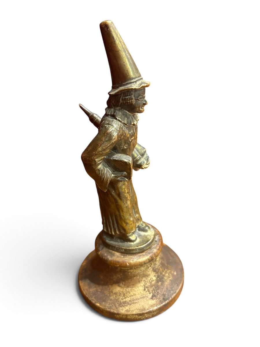 Mascotte en bronze représentant Diafoirus, XXe