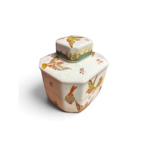 Fabienne Jouvin - Porcelain Tea Caddy, 20th Century