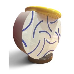 Martine Bedin - "cucumber" Ceramic Vase, 1985