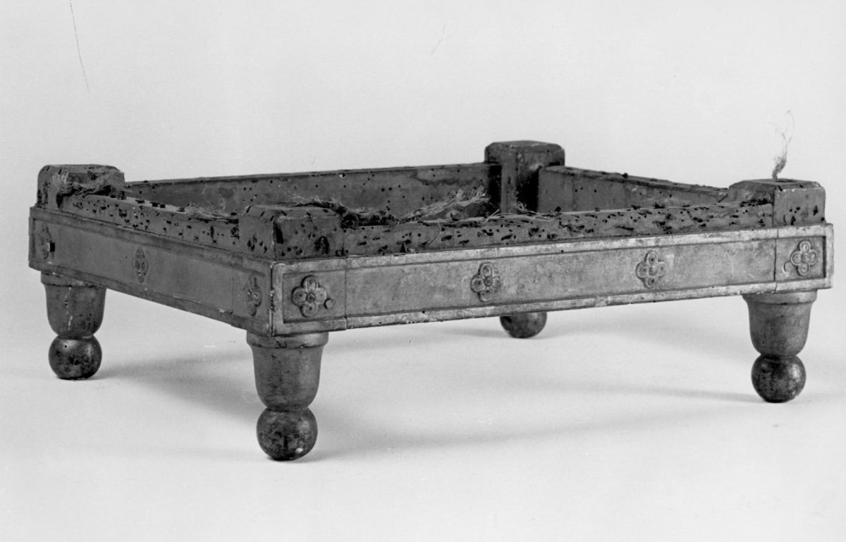Pierre-Benoît Marcion, Tabouret De Pieds en Bois Doré D’époque Empire Début Du XIXème Siècle -photo-8