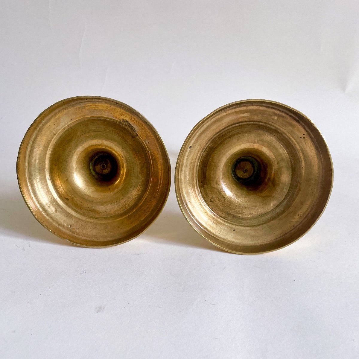 Claude Galle Paire De Bougeoirs Flambeaux époque Louis XVI Directoire Bronze Dore Fin Du XVIIIe-photo-5