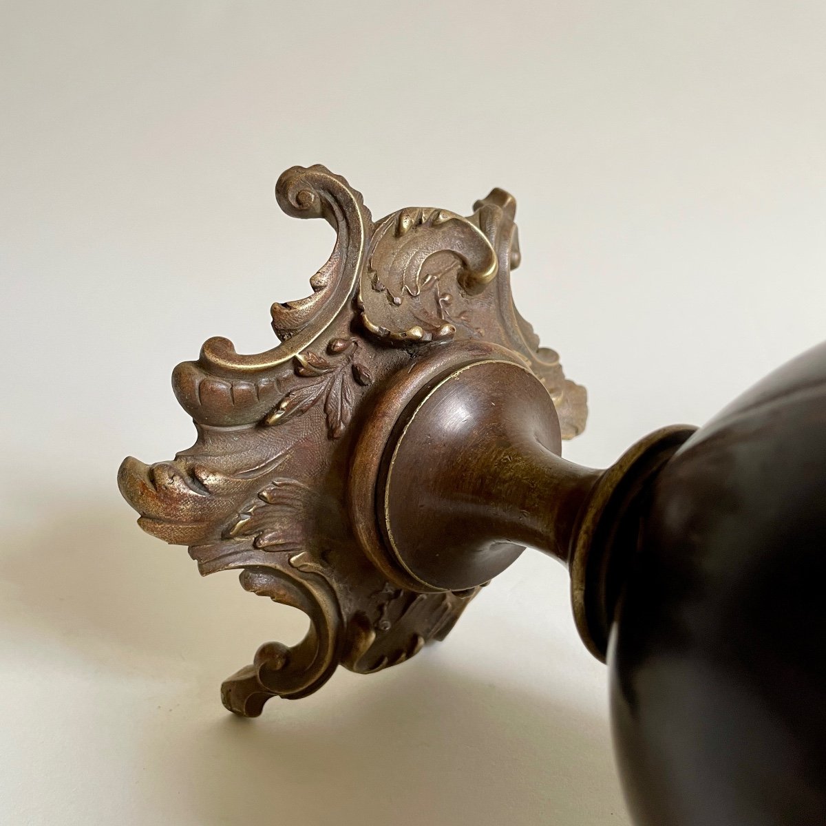 Kunstkammer Curiosity Cabinet Coconut Cup Bronze Louis XV Naturalia Late 19th Century -photo-4