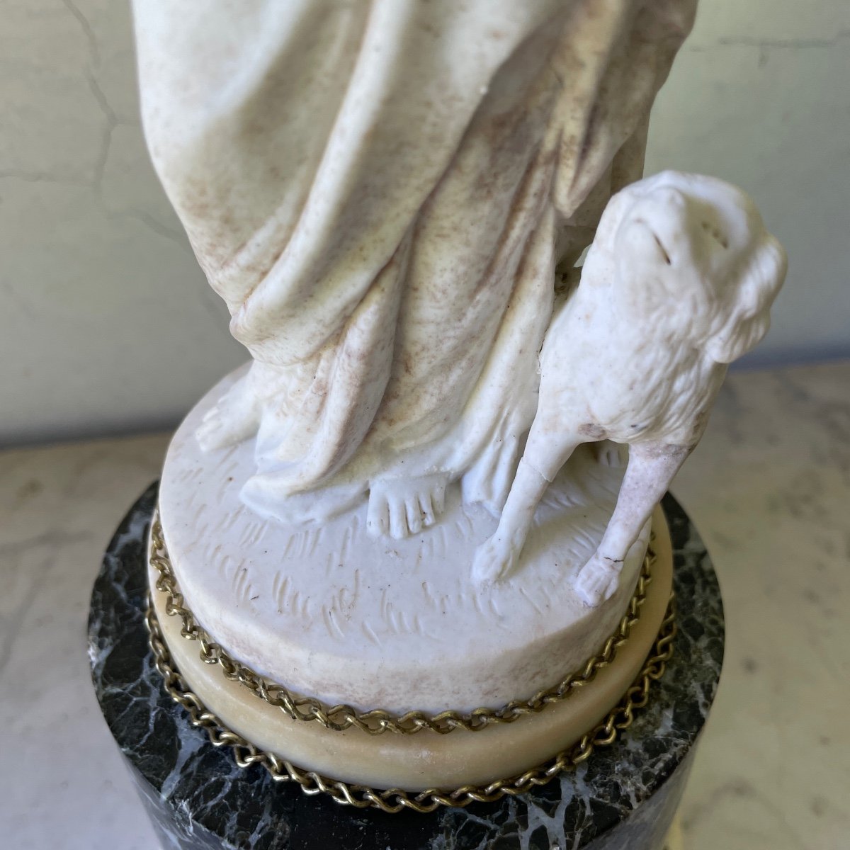 Orléans Biscuit Allegory Fidelity Louis XVI Period Sevres Porcelain Paris 18th Century-photo-6