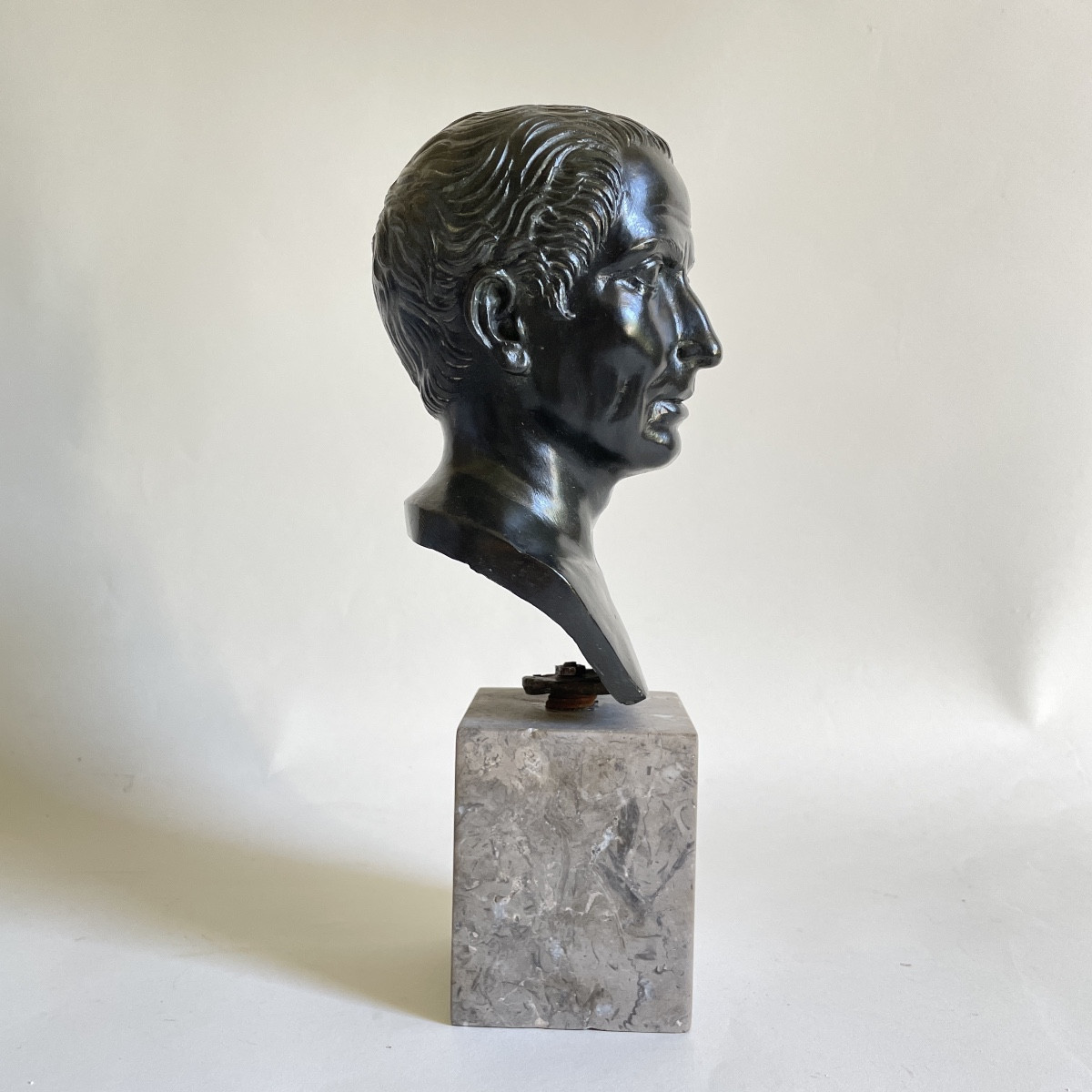 Julius Caesar Bronze Bust Emperor Italy Grand Tour Antiquity 19th Century Attributed To Chiurazzi