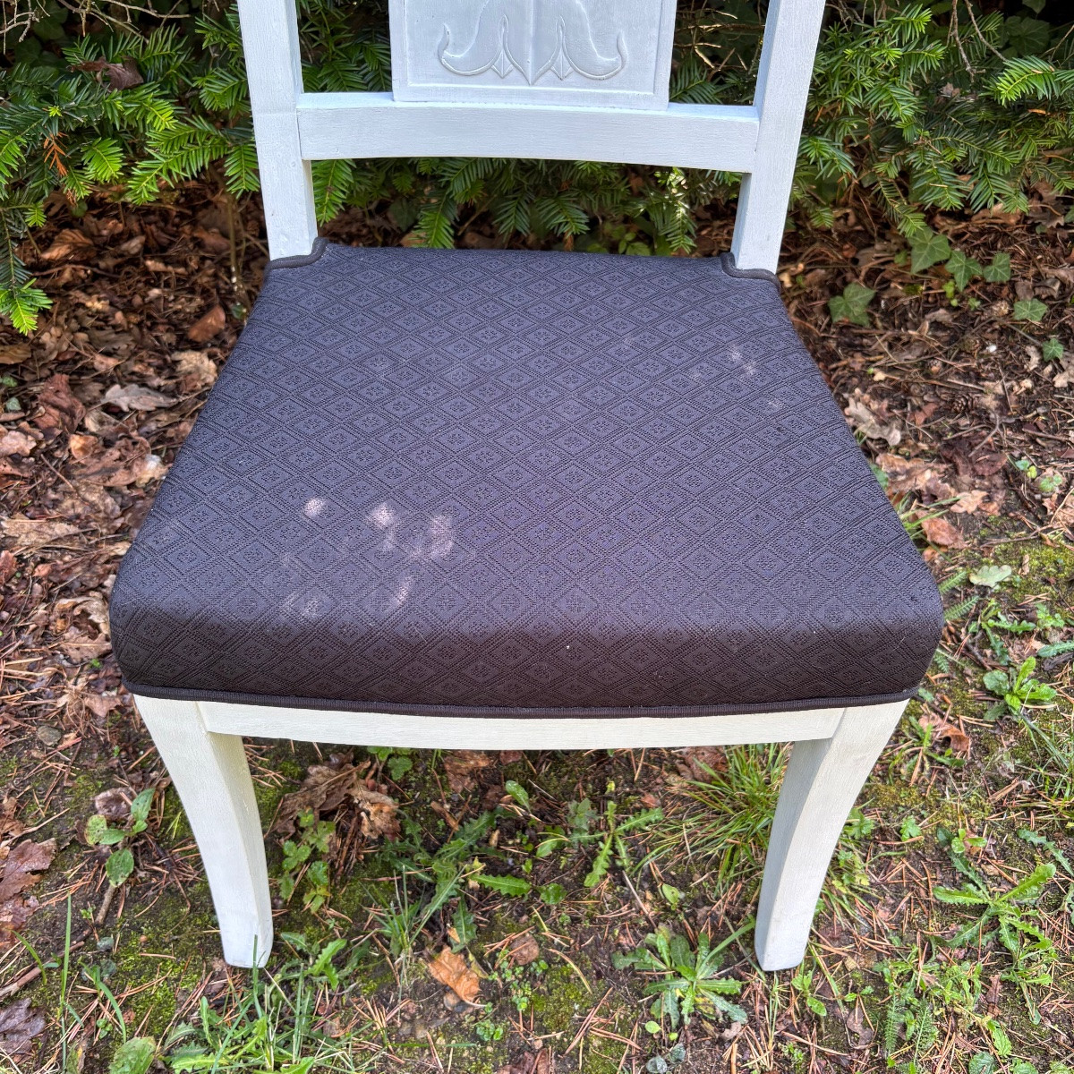 Paire de chaises d’époque Empire début du XIXe siècle -photo-1