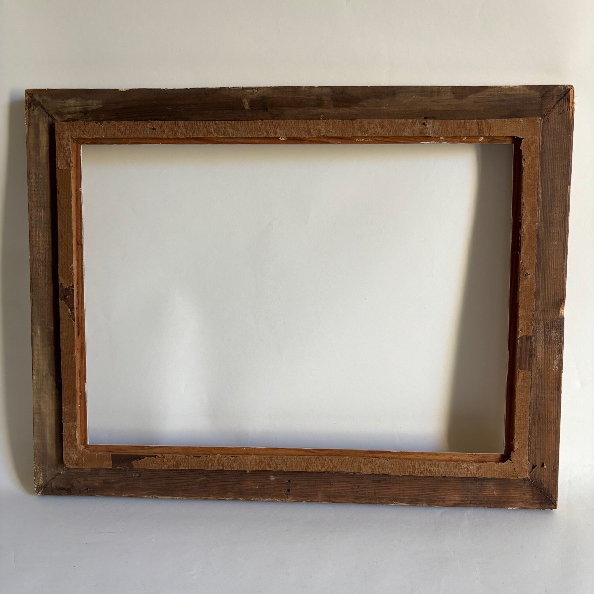 Cadre Style Louis XVI Bois Doré Patine  Début Du xXe Siècle Format 8P  46 X 33 -photo-5