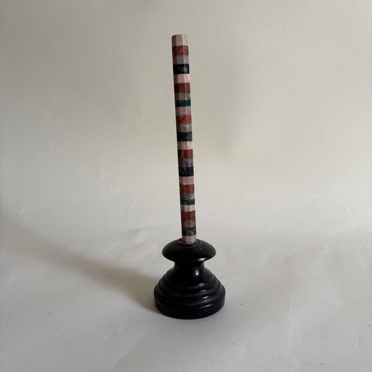 Grand Tour Italy Rule Marquetry Marble 19th Century Neoclassical -photo-2