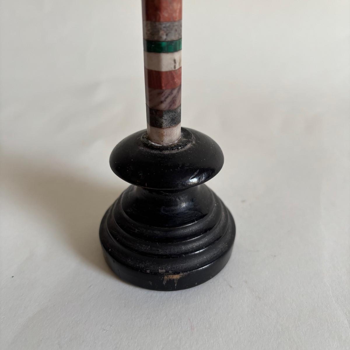 Grand Tour Italy Rule Marquetry Marble 19th Century Neoclassical -photo-2