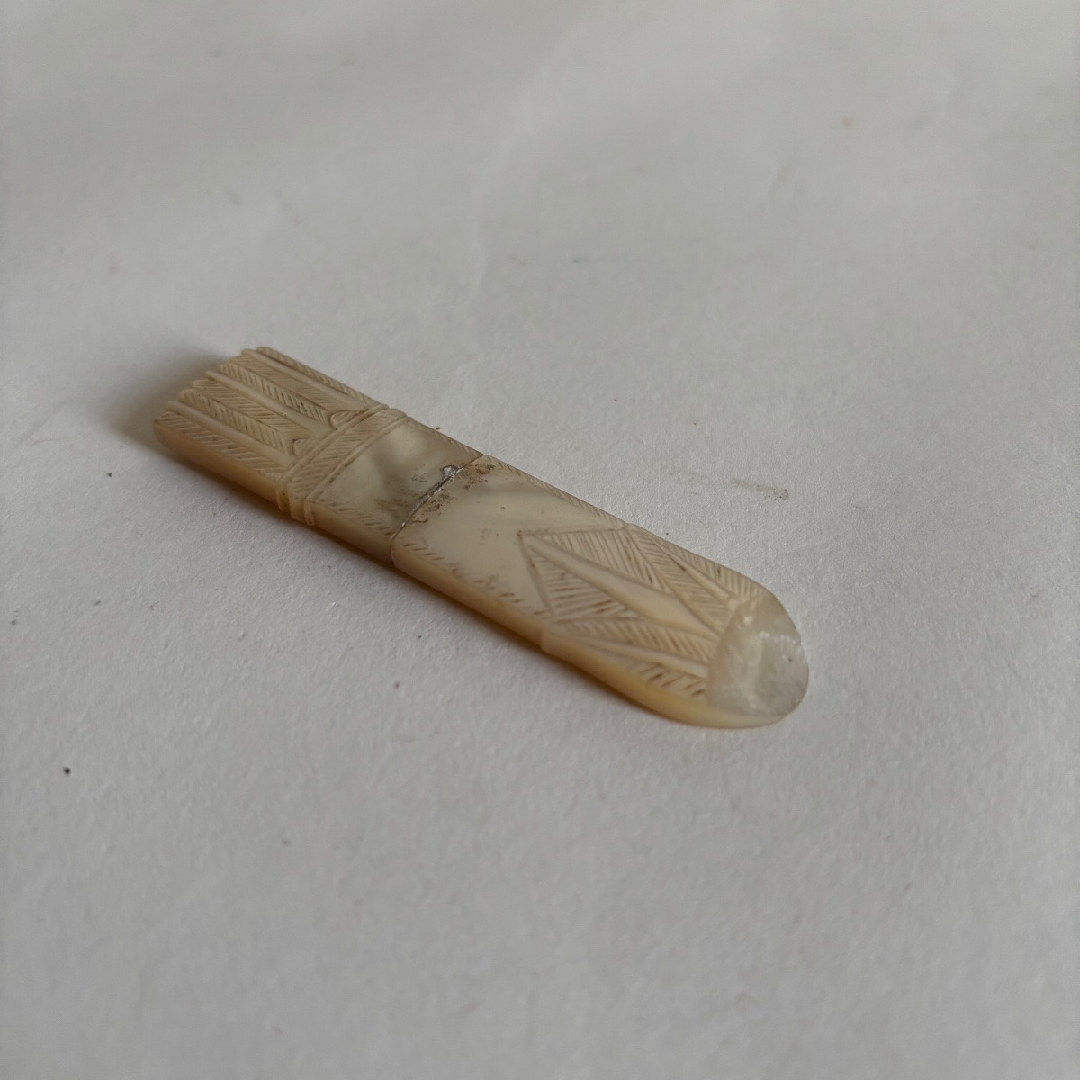 Needle Case, Mother-of-pearl Seal, Quiver, Empire Period, Early 19th Century, Object Of Virtue-photo-1