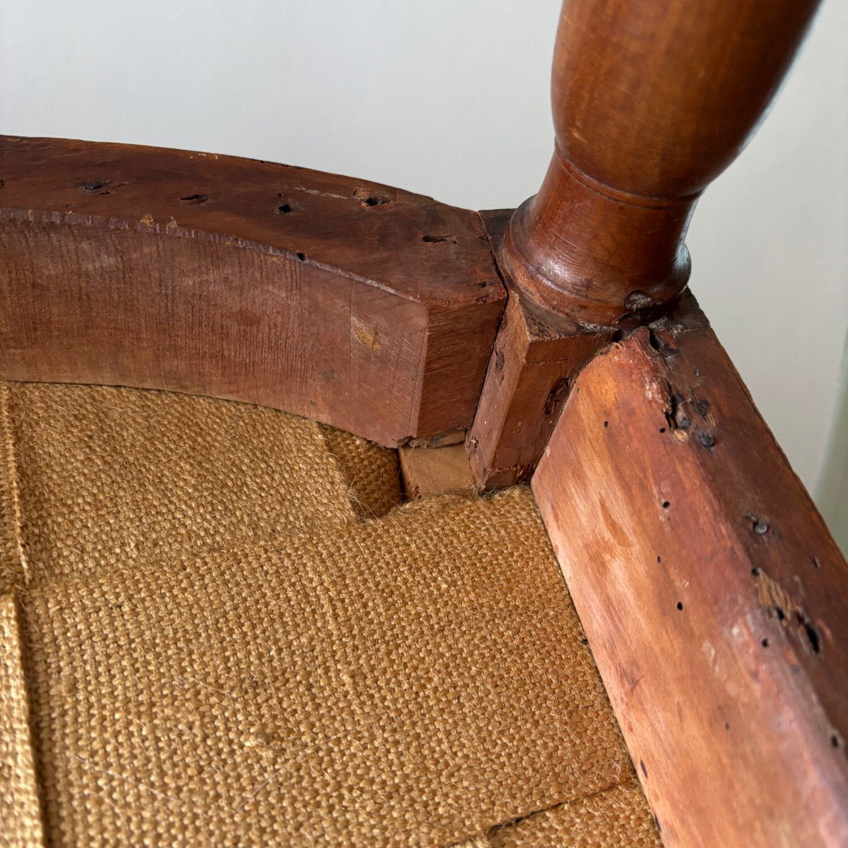 Jacob Freres Armchair Empire Period Mahogany Imperial Stamp Early 19th Century-photo-8