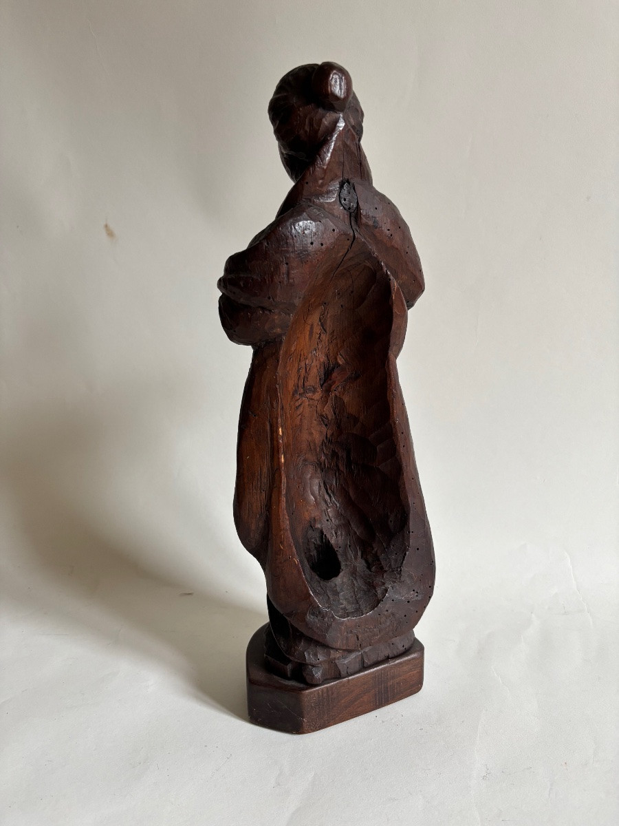 French School, 17th Century, Saint Agatha, Walnut Tree, Catholic -photo-3