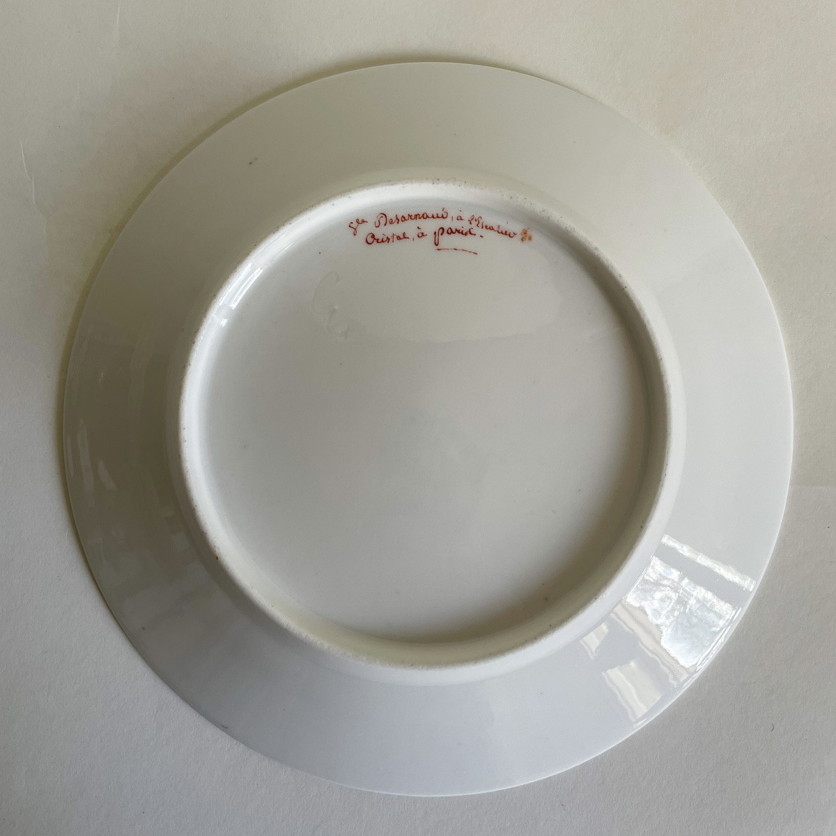 Desarnaud Crystal Staircase Porcelain Plates Empire Period 19th Century-photo-2