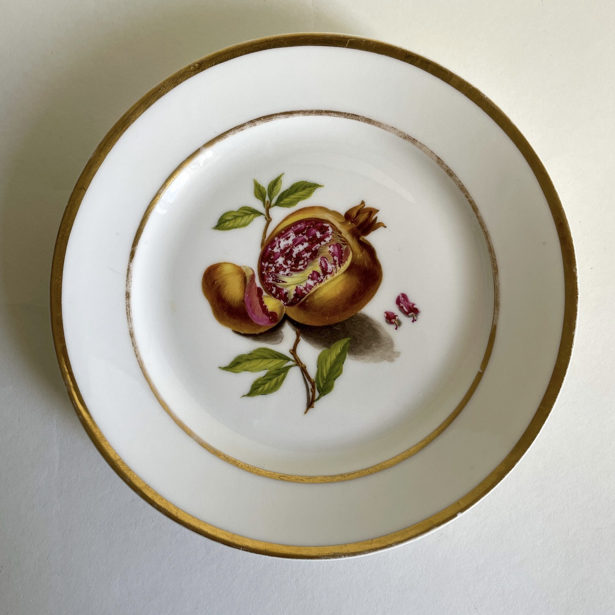 Desarnaud Crystal Staircase Porcelain Plates Empire Period 19th Century