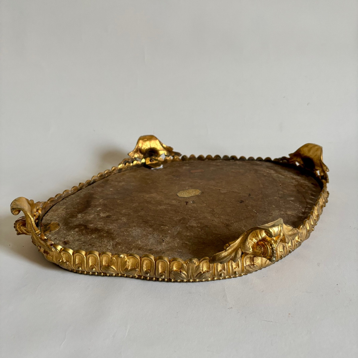 Escalier De Cristal Lahoche Centre Surtout Table Bronze Doré Époque XIXe Siècle -photo-5