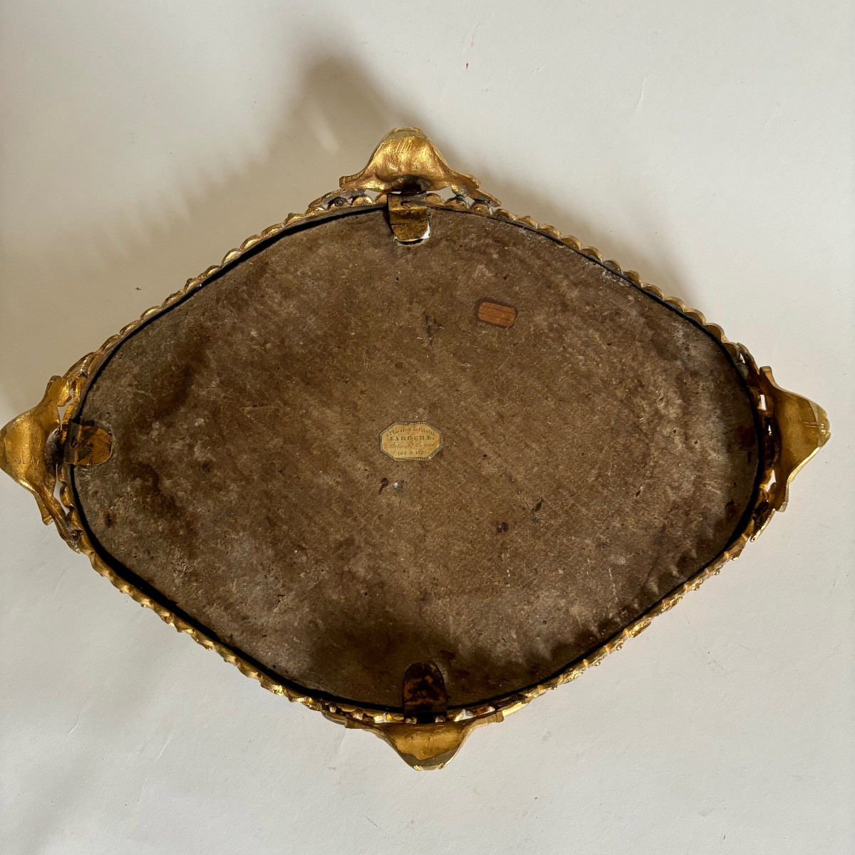 Escalier De Cristal Lahoche Centre Surtout Table Bronze Doré Époque XIXe Siècle -photo-7