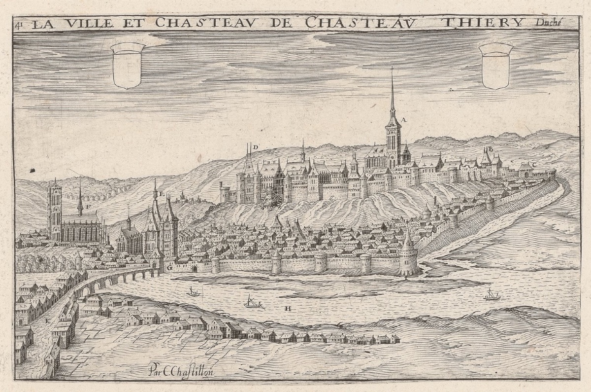 Pierre-Antoine Mongin (1761-1827) Château Thierry Gouache Fin Du XVIIIe Siècle Aisne  epoque-photo-8