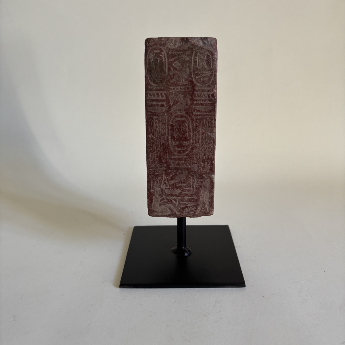 Benedetto Boschetti Obelisk Fragment, Lateran, Rosso Antico Marble, Souvenir From The Grand Tour, 19th Century-photo-2