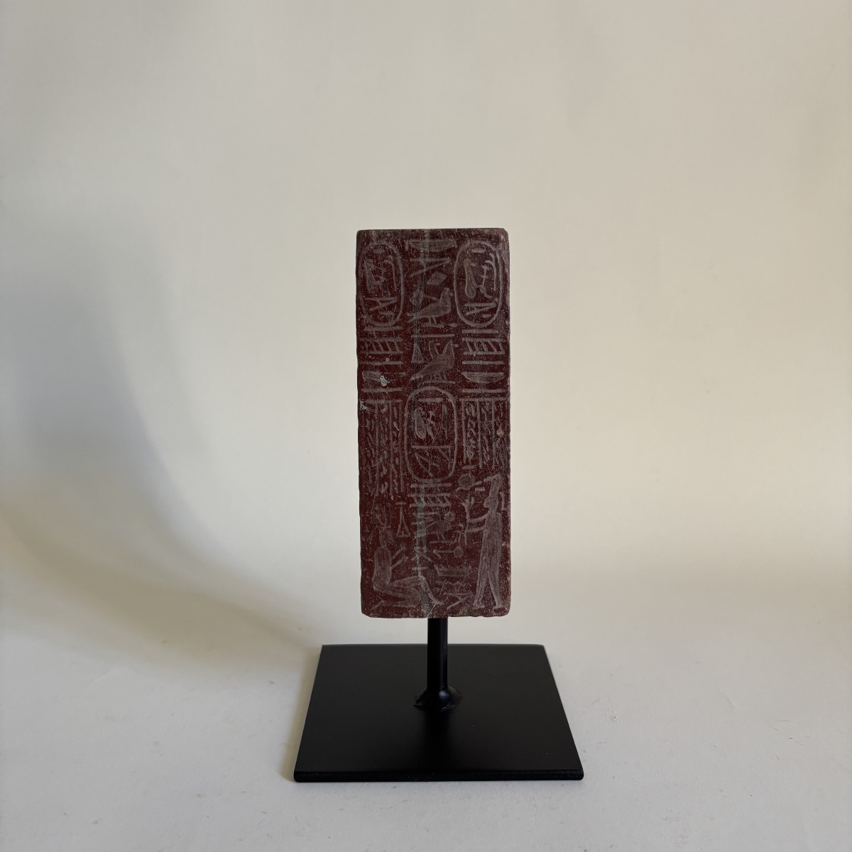 Benedetto Boschetti Obelisk Fragment, Lateran, Rosso Antico Marble, Souvenir From The Grand Tour, 19th Century-photo-5