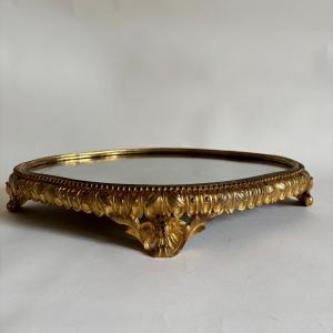 Escalier De Cristal Lahoche Centre Surtout Table Bronze Doré Époque XIXe Siècle 