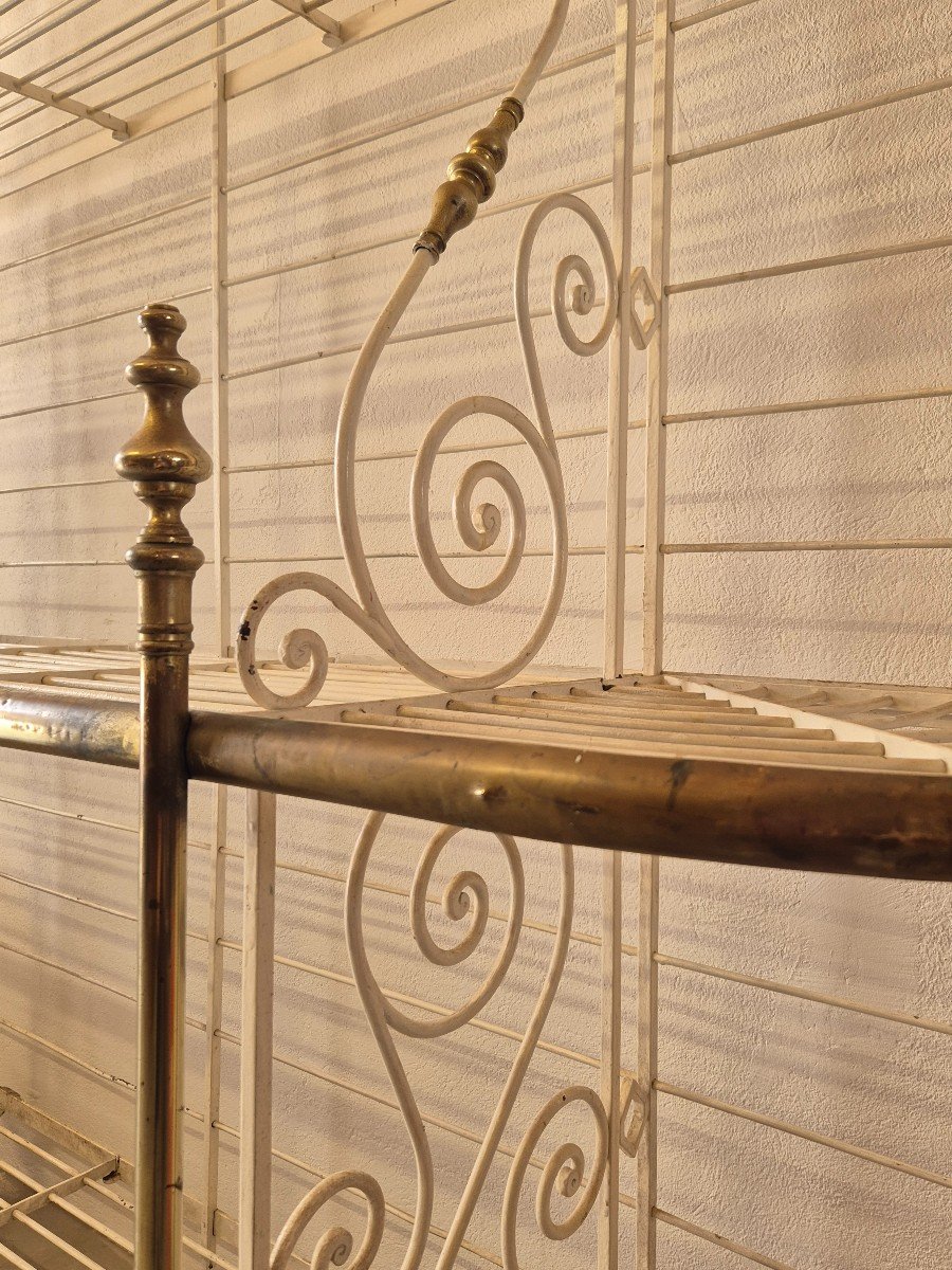 Wrought Iron Baker's Rack Shelf 19th -photo-3