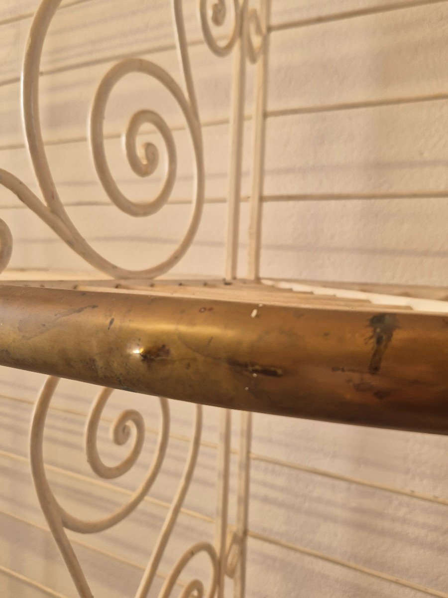 Wrought Iron Baker's Rack Shelf 19th -photo-4