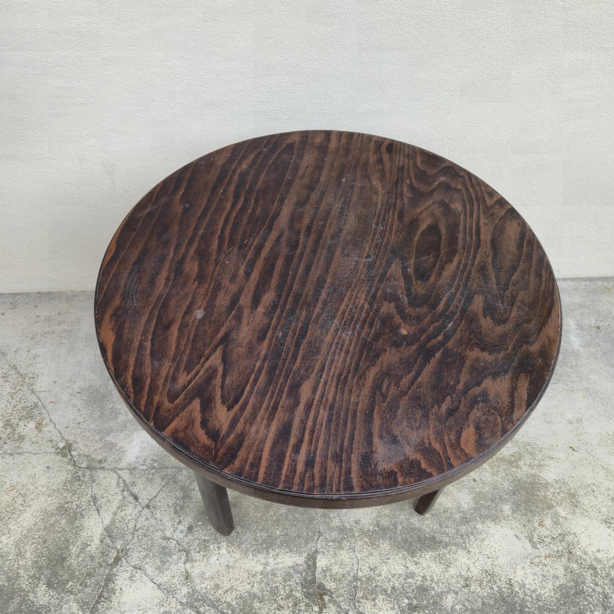 Round Art Deco Coffee Table From The 1930s -photo-8