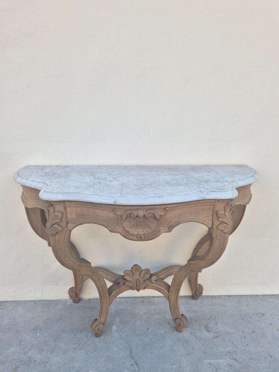 Louis XVI Curved Console -photo-2