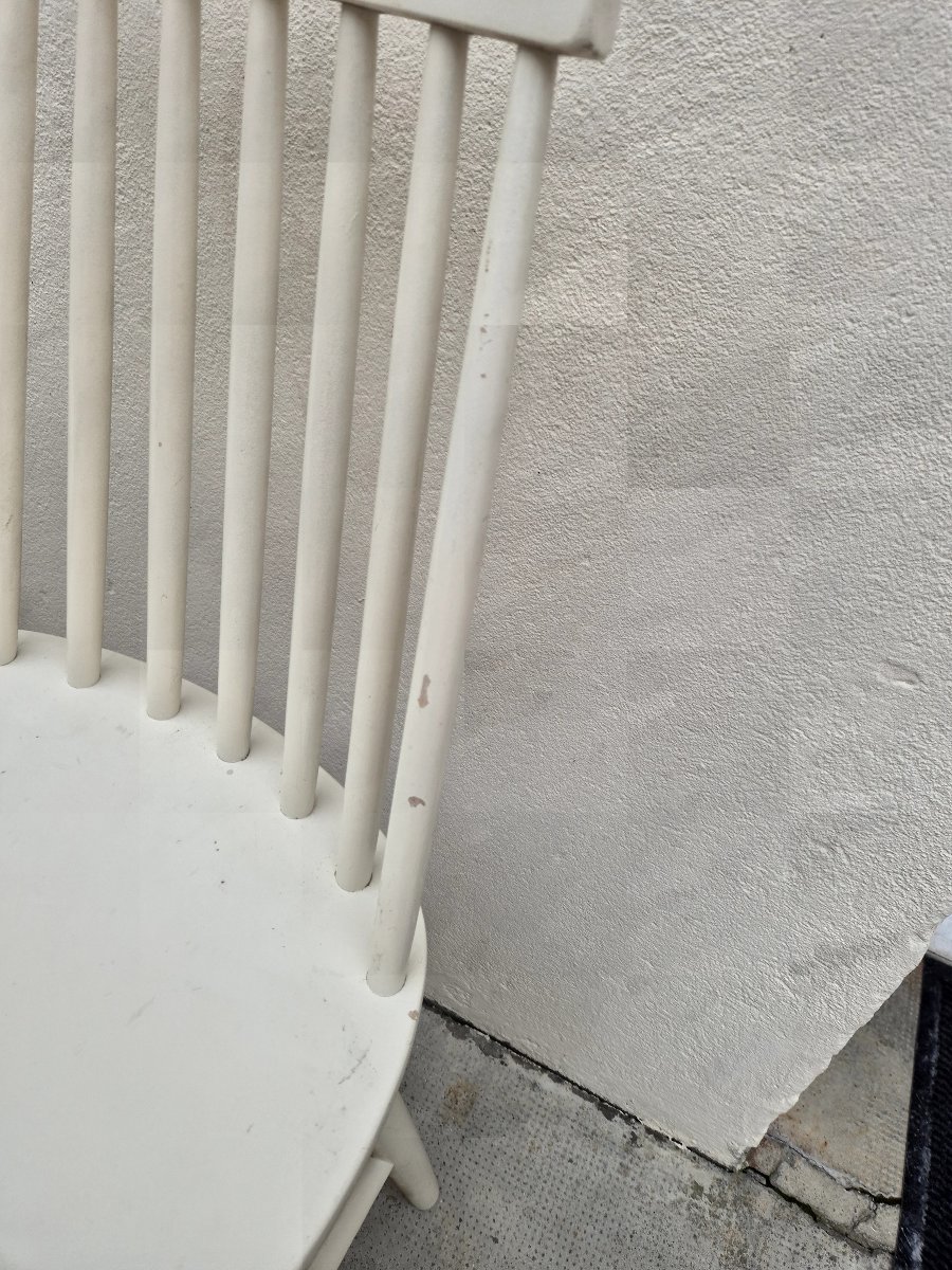 Vintage 1950s Danish Scandinavian Style Chairs-photo-1